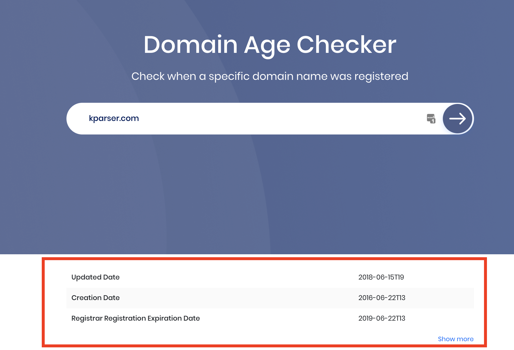 google cache page