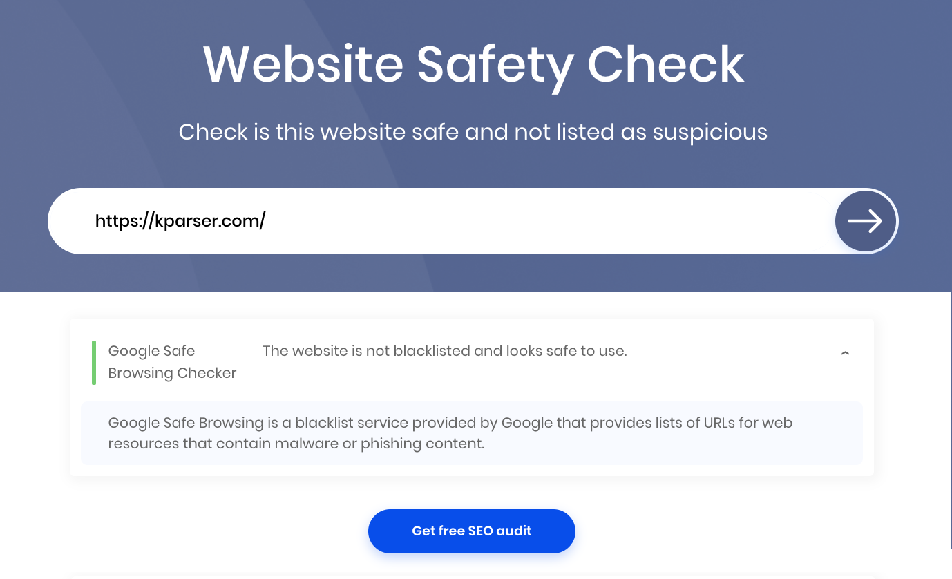 if this site link is safe