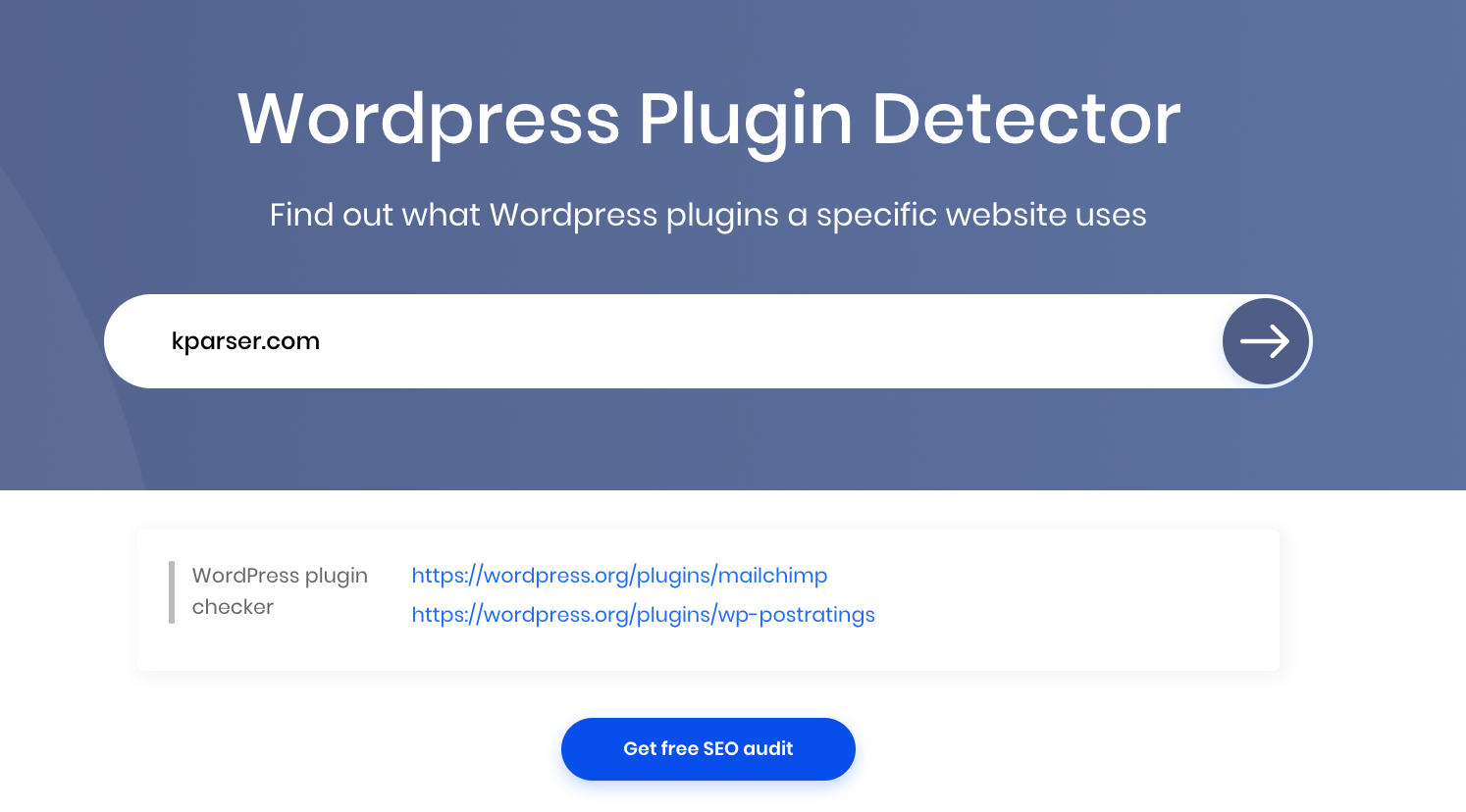 wordpress plugin finder